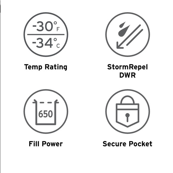 Eddie Bauer Lanely Hybrid Down Parka Jacket Gray - Picture 13 of 16